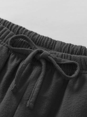 Latuza Women's Petite Cotton Pajama Pants Solid Color Flannel Pj Lounge Pants in Saudi Arabia