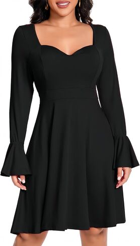 فستان نادي Bodycon بأكمام طويلة مكشكش لعيد الحب للسيدات in Saudi Arabia
