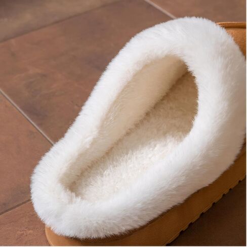 Unisex Fuzzy Open Toe House Slippers Cozy Plush Indoor Slides Soft Faux Fur Lining and Anti-Slip Sole for Home Bedroom in Saudi Arabia