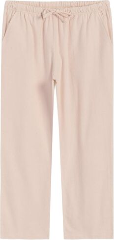 Latuza Women's Petite Cotton Pajama Pants Solid Color Flannel Pj Lounge Pants in Saudi Arabia