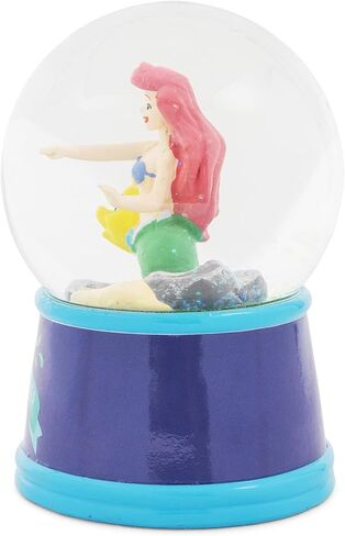 Disney The Little Mermaid Ariel and Flounder Light-Up Snow Globe with Swirling Glitter Display | 6 Inches Tall in Saudi Arabia