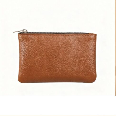 Coin Purse for Women,Leather Change Purse key Pouch With Zipper For Men-Light Green in Saudi Arabia