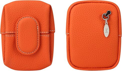 Royal Bagger RFID Mini Genuine Cow Leather Coin Purse for Women - Small Wallet Pouch for Keys, Earphones & Essentials 5603 (Watermelon Red) in Saudi Arabia