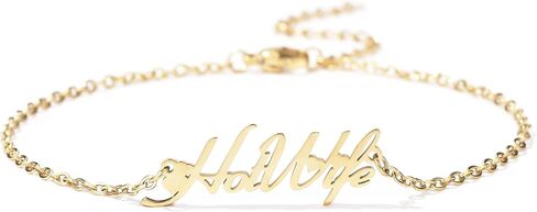 HotWife Anklet with Hearts – Gold Plated or Silver Colored Stainless Steel Hot Wife Anklet in Saudi Arabia