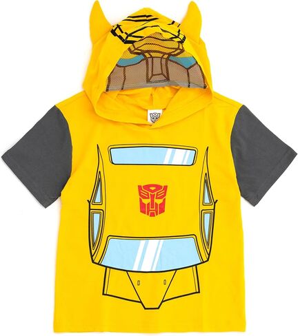 Transformers Hooded Cosplay T-Shirt Toddler to Big Kid Sizes (2T - 14-16) in Saudi Arabia