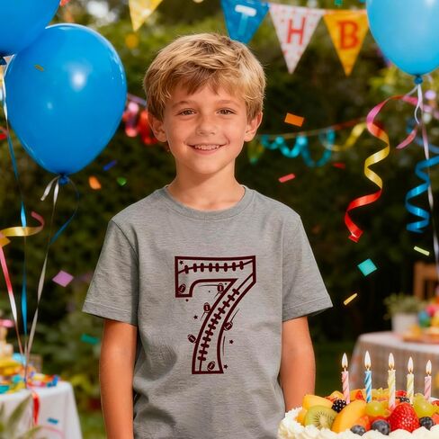 Birthday Boy Shirt 3rd 4th 5th 6th 7th 8th Boys Birthday Shirt Classic Crewneck Cotton Tees in Saudi Arabia