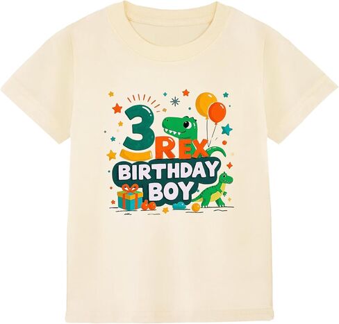 Birthday Boy Shirt 3rd 4th 5th 6th 7th 8th Boys Birthday Shirt Classic Crewneck Cotton Tees in Saudi Arabia