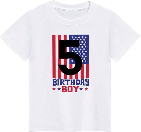 Birthday Boy Shirt 3rd 4th 5th 6th 7th 8th Boys Birthday Shirt Classic Crewneck Cotton Tees in Saudi Arabia