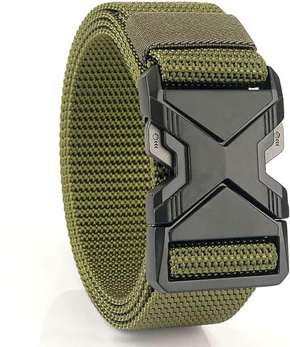 Tactical Nylon Belt for Men, Men Casual Belt for Hiking Rigger Work - Quick Release Outdoor Use in Saudi Arabia