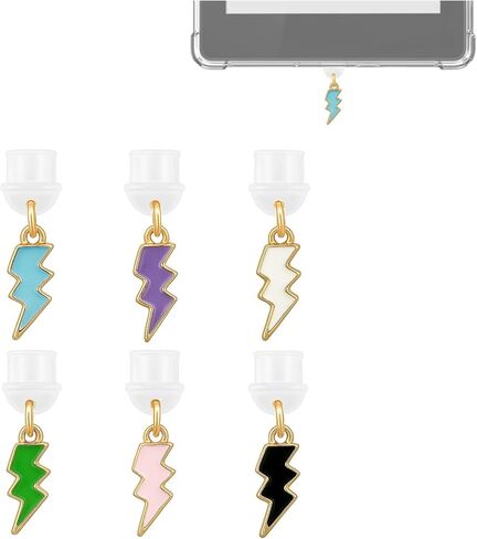 Heart Shape Dust Plug Charm Compatible with Kindle Paperwhite 2021 Released,Type C/USB C Dust Plug,Set of 6 in Saudi Arabia