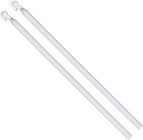2Pair Detachable Blind Wand Plastic Blind Rods 24 Inches Blinds Tilt Wand (After Combination) Window Wands Replacement with Hook Curtain Opener Stick Vertical Blinds Parts for Window Shades in Saudi Arabia