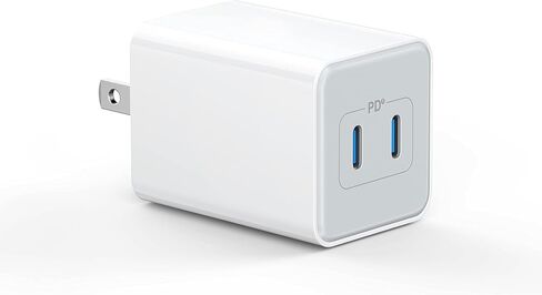 LCGENS USB C Wall Charger Block 20W, 2-Pack Dual Port PD Power Delivery Fast Type C Charging Block Plug Compatible with iPhone 11/12/13/14/15/16/Pro Max, XS/XR/X, Ipad Pro, Samsung Galaxy in Kuwait