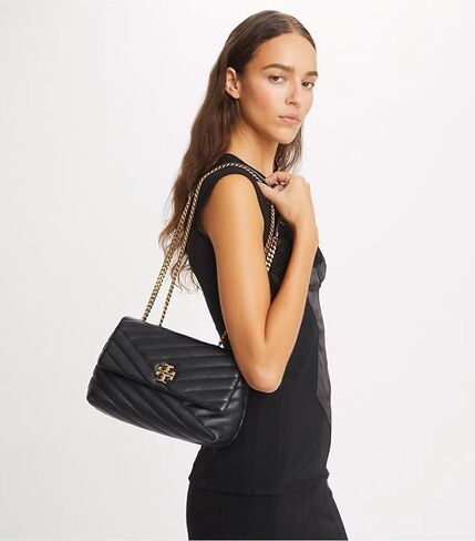 Tory Burch Kira Chevron Small Shoulder Bag, Sycamore in Saudi Arabia