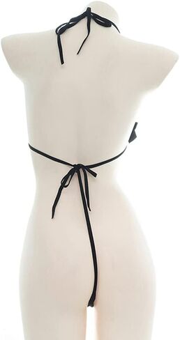 JasmyGirls Sexy Bow Tie Lingerie Unwrap Me Teddy Babydoll One Piece Anime Bikini Japanese Outfit Thong Underwear in Saudi Arabia