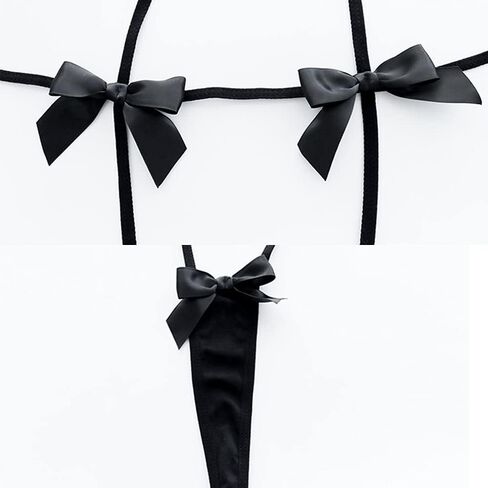 JasmyGirls Sexy Bow Tie Lingerie Unwrap Me Teddy Babydoll One Piece Anime Bikini Japanese Outfit Thong Underwear in Saudi Arabia