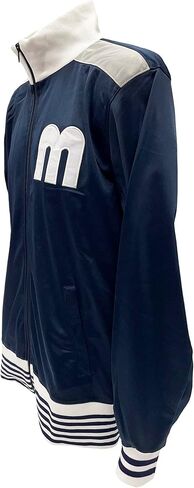 My Party Shirt M Soccer Track Jacket - Everyday Wear & Bob Costume - Reggae Music Gift Football Fashion Rasta Style Coat Blue in Saudi Arabia