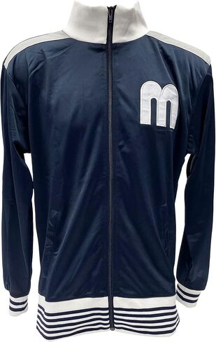 My Party Shirt M Soccer Track Jacket - Everyday Wear & Bob Costume - Reggae Music Gift Football Fashion Rasta Style Coat Blue in Saudi Arabia