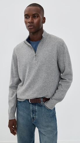 Barbour Men's Kelson Quarter Zip Knitted Sweater in Saudi Arabia