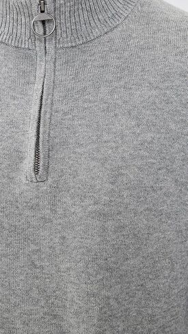 Barbour Men's Kelson Quarter Zip Knitted Sweater in Saudi Arabia