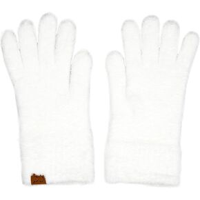 Funky Junque Chenille Plush Gloves for Women – Soft Fuzzy Fluffy Cozy Winter Thermal Knit Gloves with Elastic Cuff in Saudi Arabia