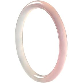 Natural Ice Jade Bangle for Women Narrow Jade Bangle Feng Shui Bracelet Good Luck Bangle Round Jade Stone Bangle for Woman Birthday Wedding in Kuwait