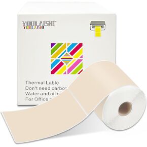 3 X 5 Inch Printable Rectangle Color Coding Labels, 300 Per Roll Adhesive Color Coding Stickers for Bar-Codes, Address, Small Business Labeling, Inventory, White in Kuwait