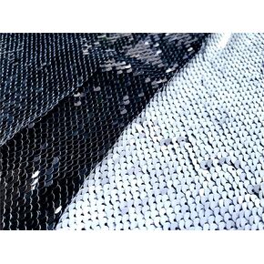 Sensory Wall Sequin Flip Fabric for Kids,0.2" Large Sequins Sensory Materials Fidget Toys for Toddlers,Tactile Stimulation,Reversible Mermaid Fabric in Kuwait