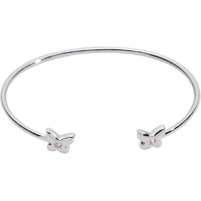 Alex and Ani Butterfly Crystal Flex Cuff Bracelet, Shiny Silver in Saudi Arabia