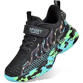 Kids Shoes Lightweight Mesh Slip On Running Walking Athletic Boys Girls Sneakers in Saudi Arabia