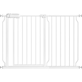 Fairy Baby Small Narrow Baby Gate for Doorways Stairs Hallway 25-27 Inch Wide, Pressure Mounted Walk Through Gates, Indoor Safety Child Gates for Kids or Pets in Kuwait