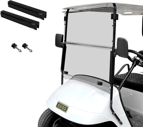 Yamaha Drive Golf Cart Windshield Yamaha G29 Windshield for 2007-2016 Yamaha Drive Transparent Foldable UV Protection and Shock Resistant Acrylic Windshield in Saudi Arabia