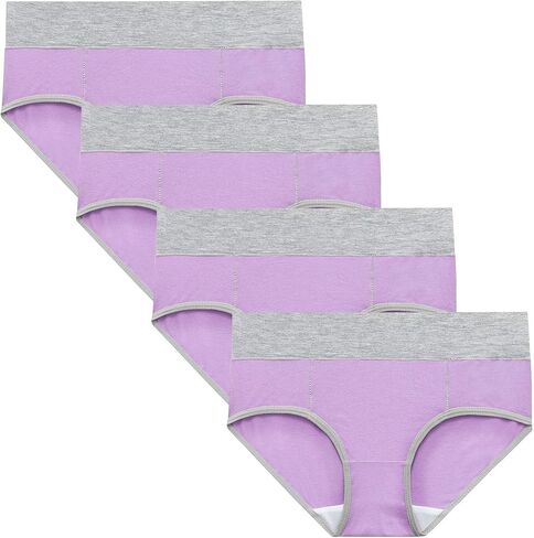 JiXiang Panties For Women Plus Size High Waist Solid Color Tummy Control Soft Stretch Underwear Full Coverage Ladies Panty in Saudi Arabia