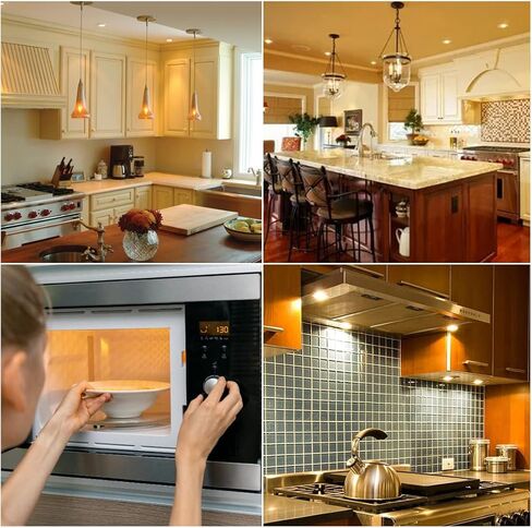 KINDEEP E17 LED Bulb Dimmable, 4W, Daylight White 6000K, Microwave Oven Light Bulbs Equivalent 40W, Ceramic Construction, Versatile Compatibility in Kuwait