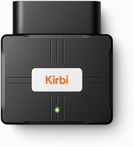 Kirbi OBD Tracking Device, Car Tracker with Real-Time Tracking, Worldwide Compatible Vehicle Tracker, Lightweight and Compact Car GPS Tracker, Plug-and-Play in Saudi Arabia