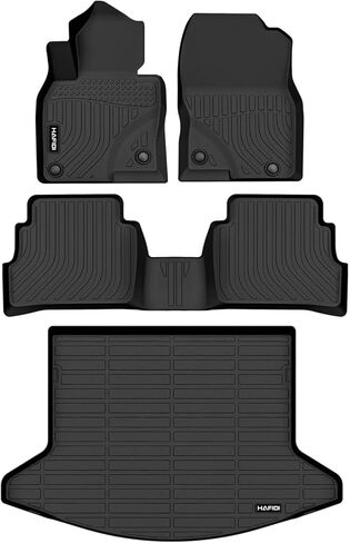 HAFIDI® Floor Mats & Cargo Liner Set Fit for Mazda CX5 2023 2024 2025 All Weather Protection TPE Anti-Slip Automotive Full Set Floor Liners Custom Mazda CX-5 Accessories - Black in Kuwait