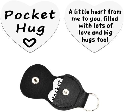 Pocket Hug Token Coin Gifts for Women Men Mom Dad Parents Birthday Christmas Gifts for Son Daughter Grandma Friends Bestie in Saudi Arabia
