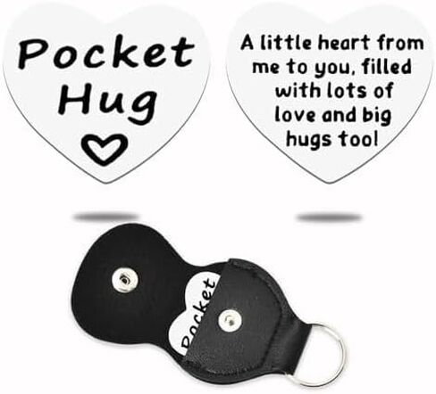 Pocket Hug Token Coin Gifts for Women Men Mom Dad Parents Birthday Christmas Gifts for Son Daughter Grandma Friends Bestie in Saudi Arabia