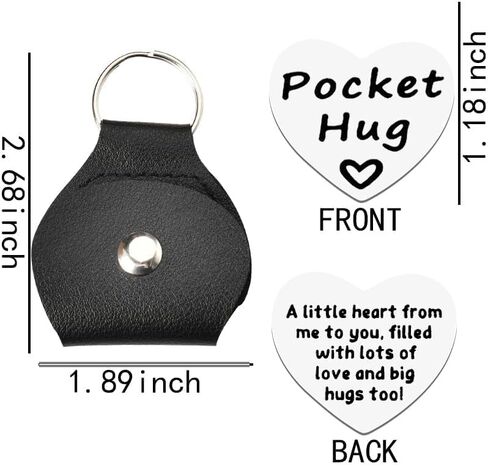 Pocket Hug Token Coin Gifts for Women Men Mom Dad Parents Birthday Christmas Gifts for Son Daughter Grandma Friends Bestie in Saudi Arabia