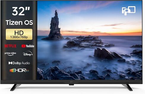 FPD 32 بوصة تلفزيون ذكي 720p HD Flat Screen Television (P-Series) مع Google Play ، تلفزيونات LED الصغيرة لغرفة المعيشة ، Google Cast مدمجة ، تلفزيون Android Live This مع WiFi ، Bluetooth (طراز 2025) in Saudi Arabia