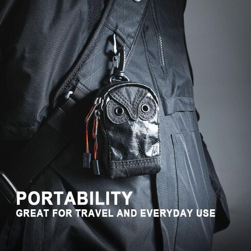 Owl Mini Pouch X-PAC Tech Organizer with Duraflex Clip Small Case for Earbuds Cables USB Drives Keys & Everyday Carry in Saudi Arabia