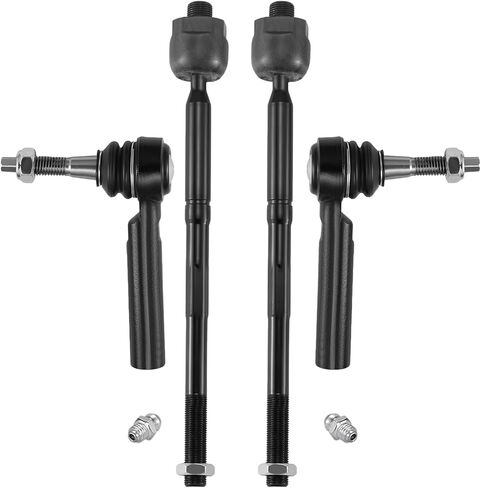 BDFHYK 6pcs Front Inner & Outer Tie Rod Ends Kit w/Tie Rod Boots Compatible with 1999-2006 Chevrolet Chevy Silverado 1500,Compatible with GMC Sierra 1500 Replacement for ES3492 EV370 in Kuwait