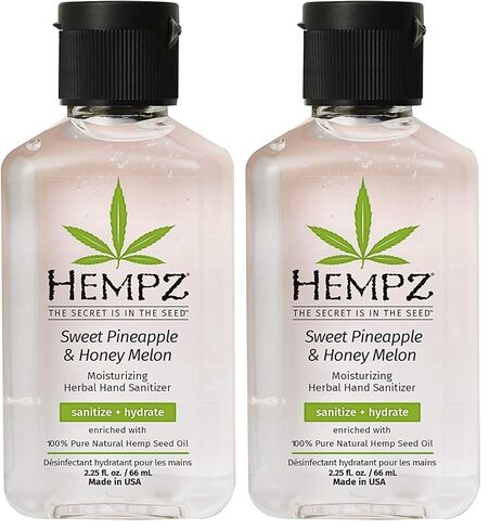 Hempz Triple Moisture Hand Sanitizer, Citrus & Peach Scent, Travel Essential, 8.5 oz in Kuwait