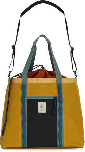 Topo Designs Mountain Utility Tote, Grab + Go Bag, Removable Shoulder Strap, Cinch Top, Daisy Chain for Clip-Ons, Fair Trade in Kuwait
