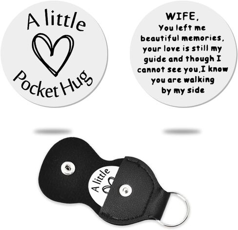Pocket Hug Token Coin Gifts for Women Men Mom Dad Parents Birthday Christmas Gifts for Son Daughter Grandma Friends Bestie in Saudi Arabia