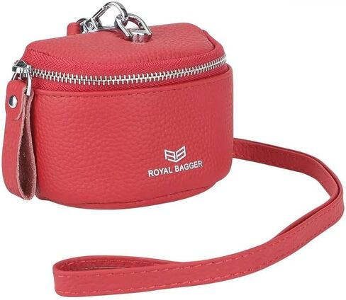 Royal Bagger Cute Mini Coin Purse for Women - RFID Blocking, Genuine Leather Change Pouch Fashion Simple Storage Bag 2900 (Pink) in Saudi Arabia