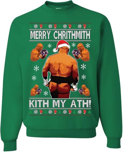 البرية الملابس المخصصة ميلاد سعيد Chrithmith القبيح عيد الميلاد Crewneck البلوز سترة Crewneck البلوز in Saudi Arabia