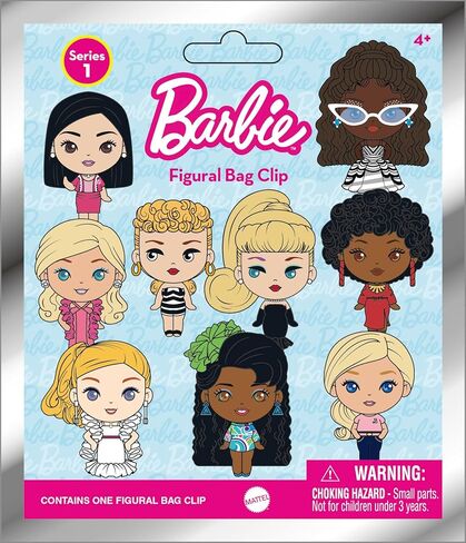 Barbie Series 1 – 5" Collectible Bag Clip – Blind Bag (ONE Random Figure) – Fashion Doll Character Keychain/Backpack Accessory | Official Licensed Merchandise in Saudi Arabia