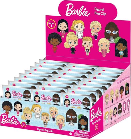 Barbie Series 1 – 5" Collectible Bag Clip – Blind Bag (ONE Random Figure) – Fashion Doll Character Keychain/Backpack Accessory | Official Licensed Merchandise in Saudi Arabia