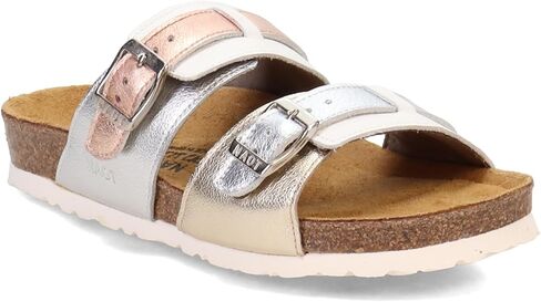 NAOT Women's Santa Cruz Sandal Silver/Gold/White/Rosegold 39 in Saudi Arabia