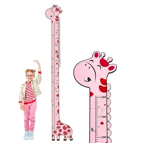 Wooden Growth Chart for Kids,Giraffe Height Chart for Boy Girls,Measuring Board for Kids Height,for Child's Room,Nursery Decor Decoration Wall Art (giraffe) in Kuwait